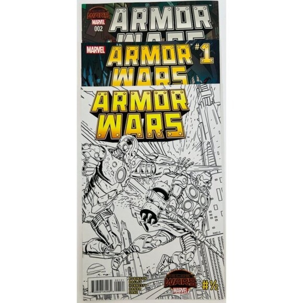 Armor Wars # 1/2, #1‎ & #2 Marvel Comic Bundle